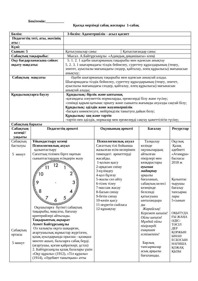 5 кл әдебиет ТОЛЫҚ ҚМЖ 3 тоқсан 2024 2025