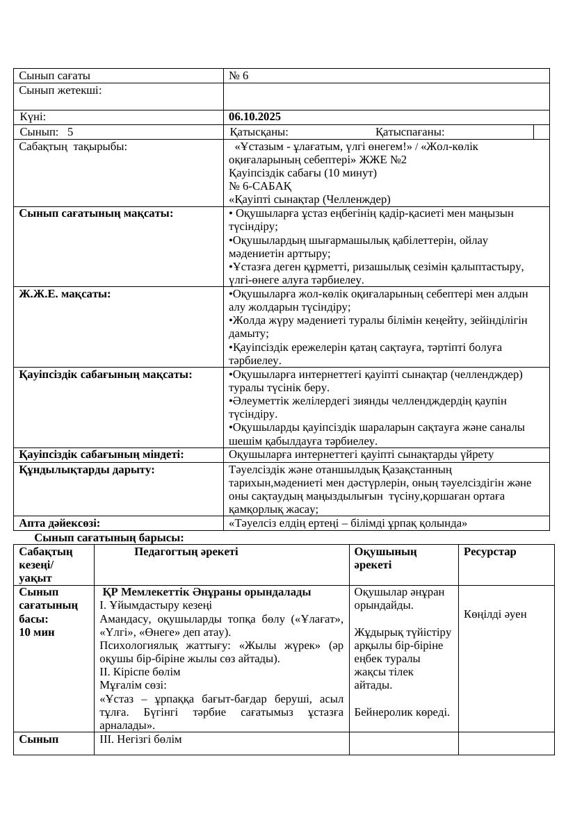 5сынып Қ.М.Ж. 06.10.25ж.Ж.Асылбекқызы