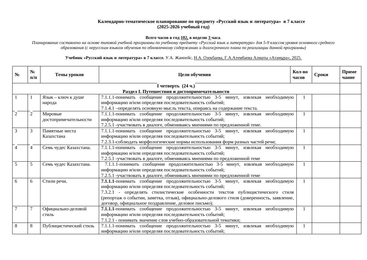 7 кл. КТП 2025-2026 новый