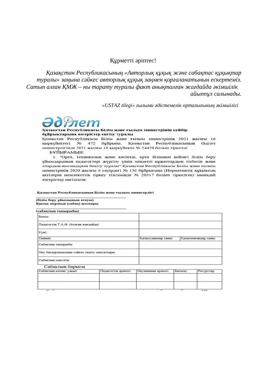 Ағылшын тілі 4-тоқсан 11-сынып ASPECT