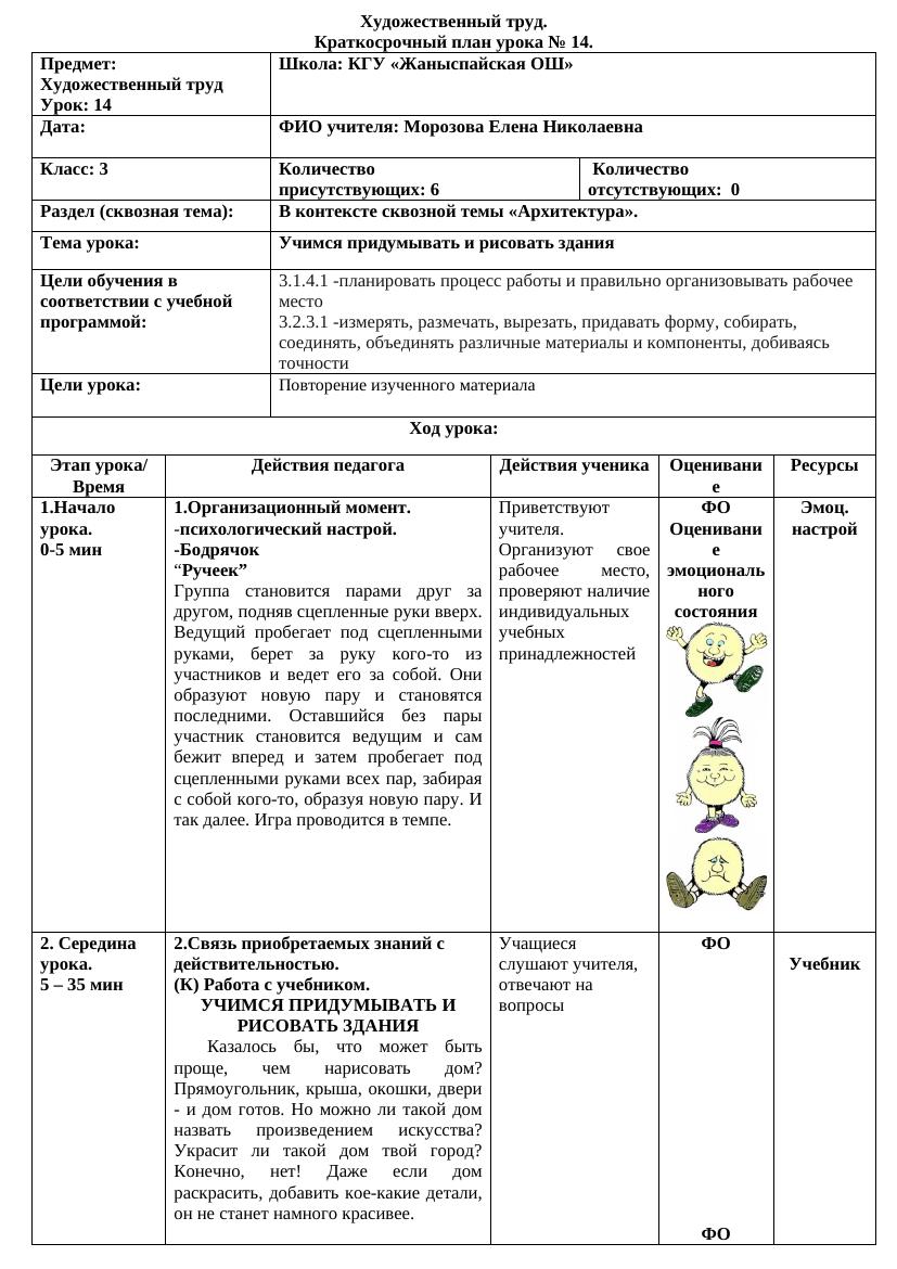 Художественный труд  14 (1)